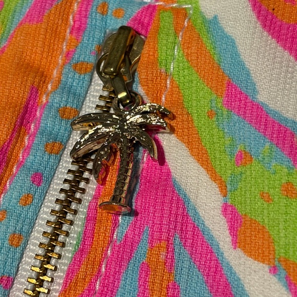 Lilly Pulitzer Marigold Skort Resort White Scuba to Cuba Sz 12 Like New - Picture 6 of 8